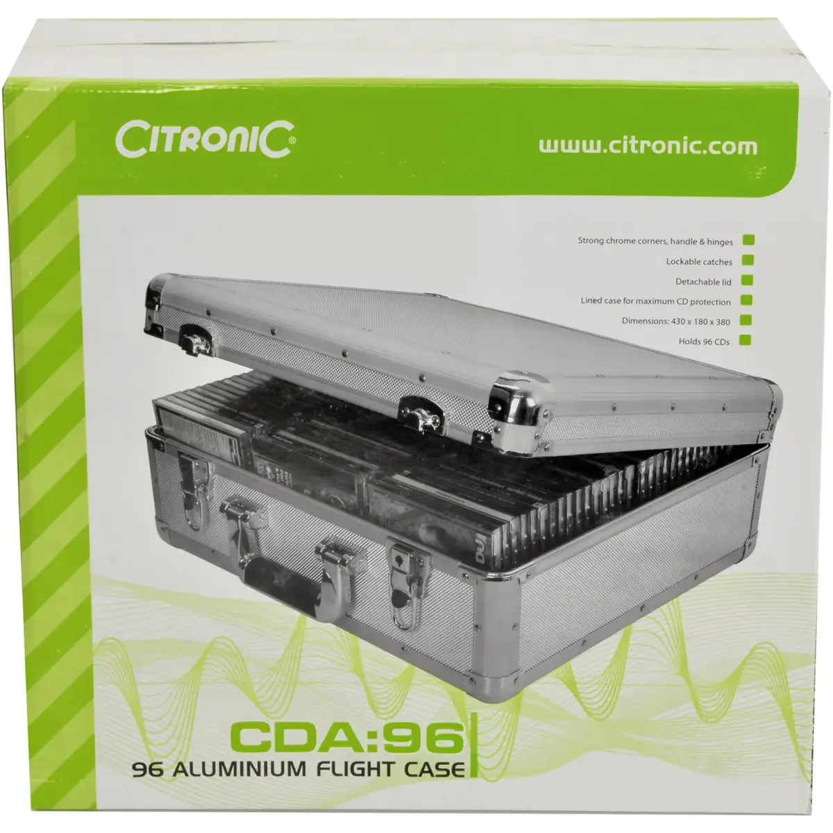 Citronic - CDA:96 Aluminium Cd Case - Image 3