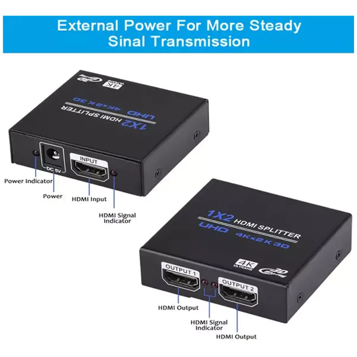 Tva - 1X2 Hdmi Splitter - Image 3