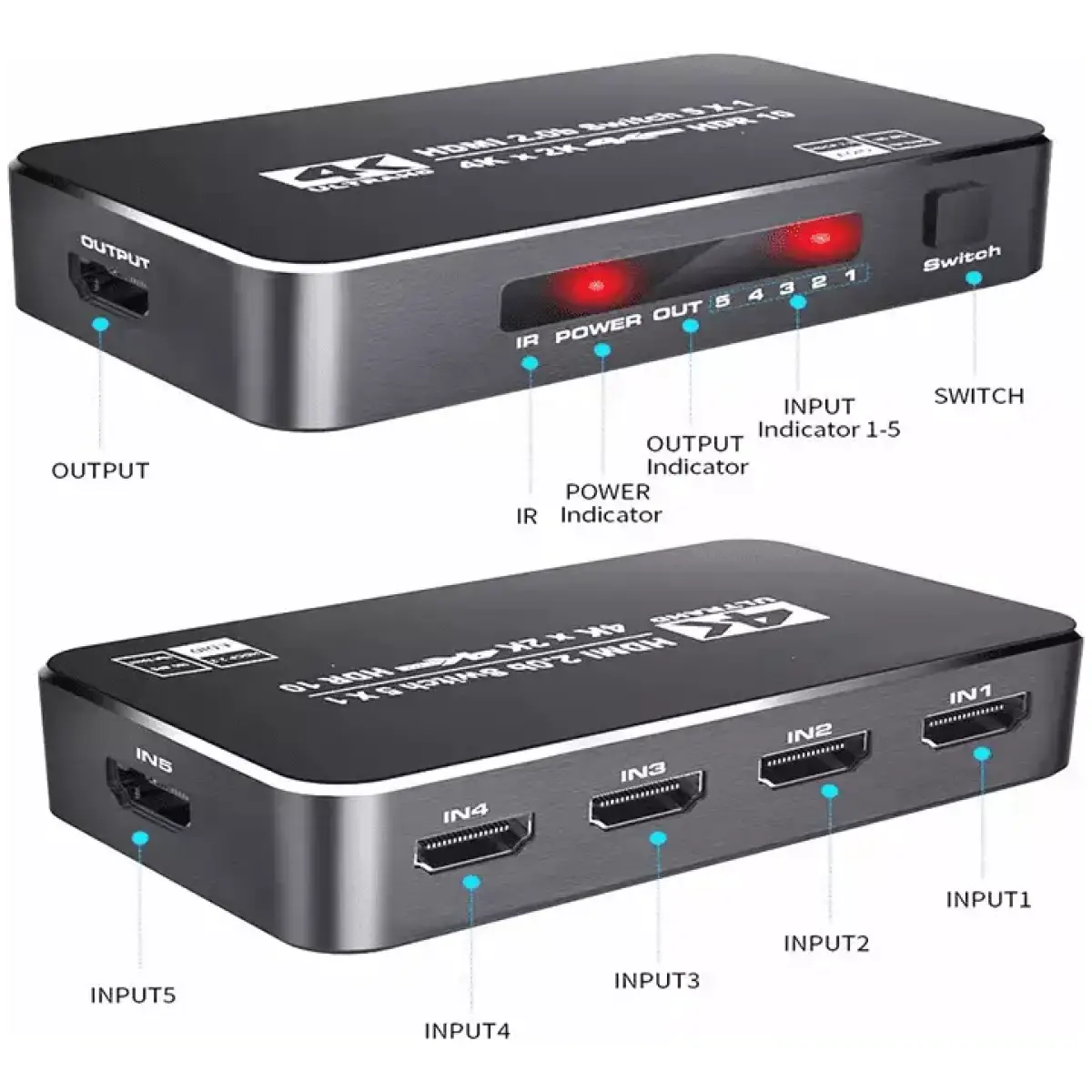 Tva - 1X5 Hdmi Selector - Image 3