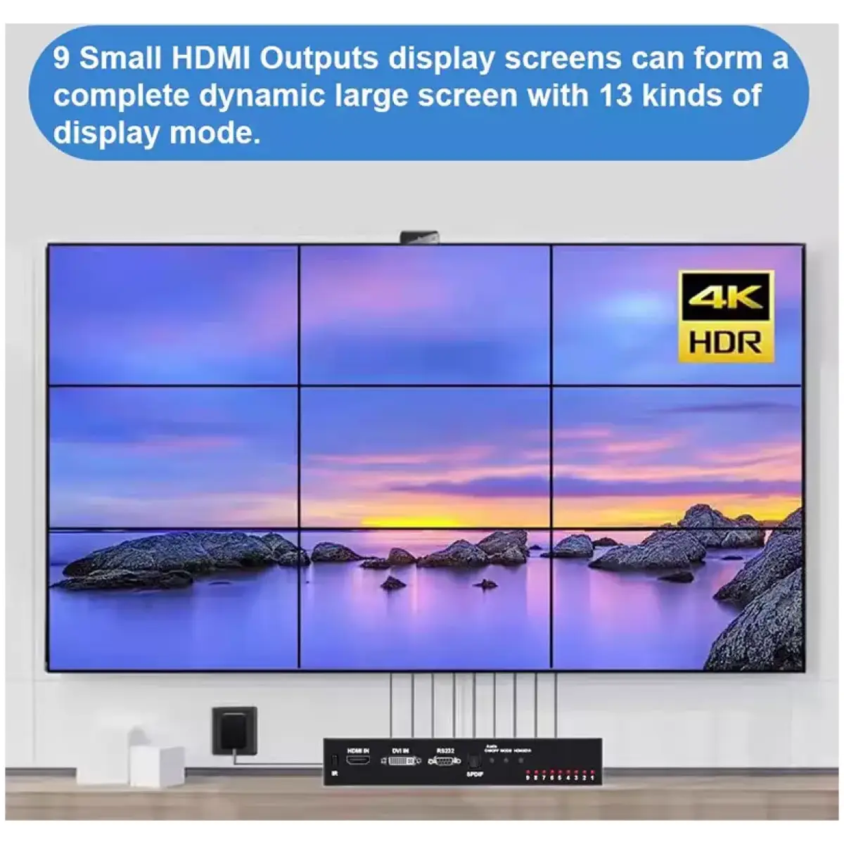 Tva - 3X3 Hdmi Video Wall Controller - Image 8