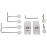 Adastra UM01W Speaker Brackets Universal White - Image 2