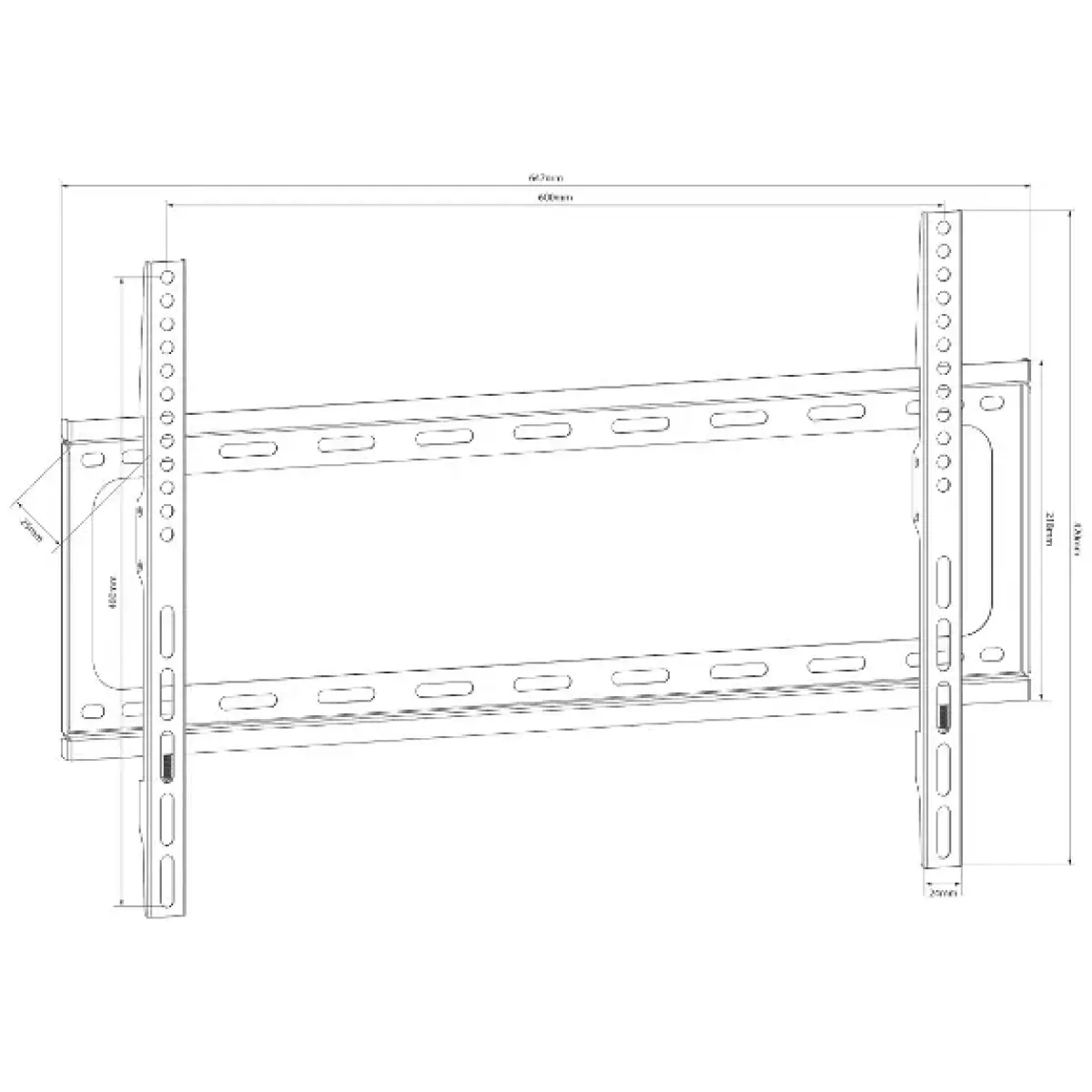 Avlink SF601 Tv Wall Bracket Fixed 32INCH - 75INCH - Image 3