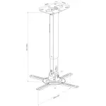 Avlink PJM620 Projector Ceiling Bracket - Image 3