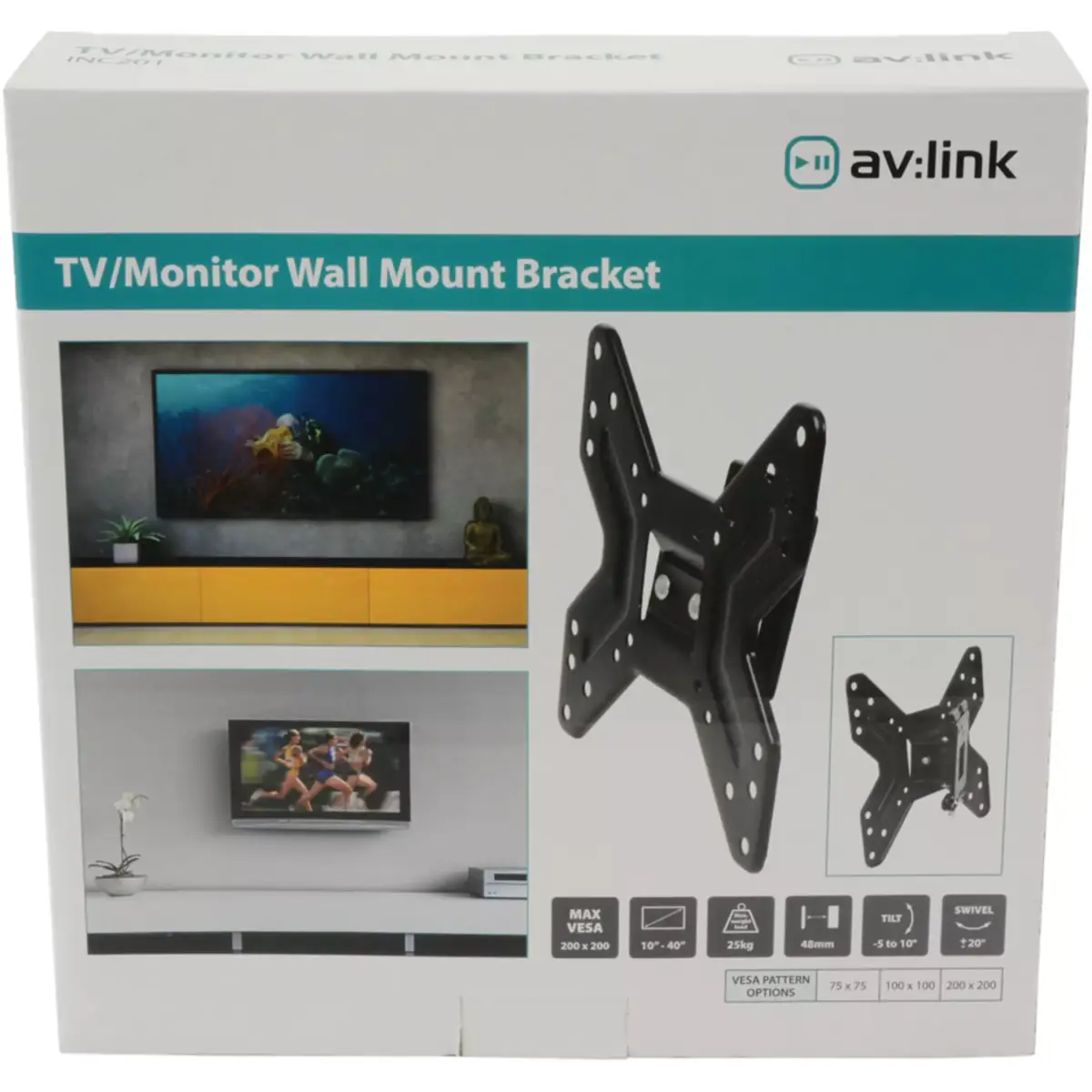 Avlink INC201 Tv Wall Bracket Cantilever 10INCH - 42INCH - Image 5