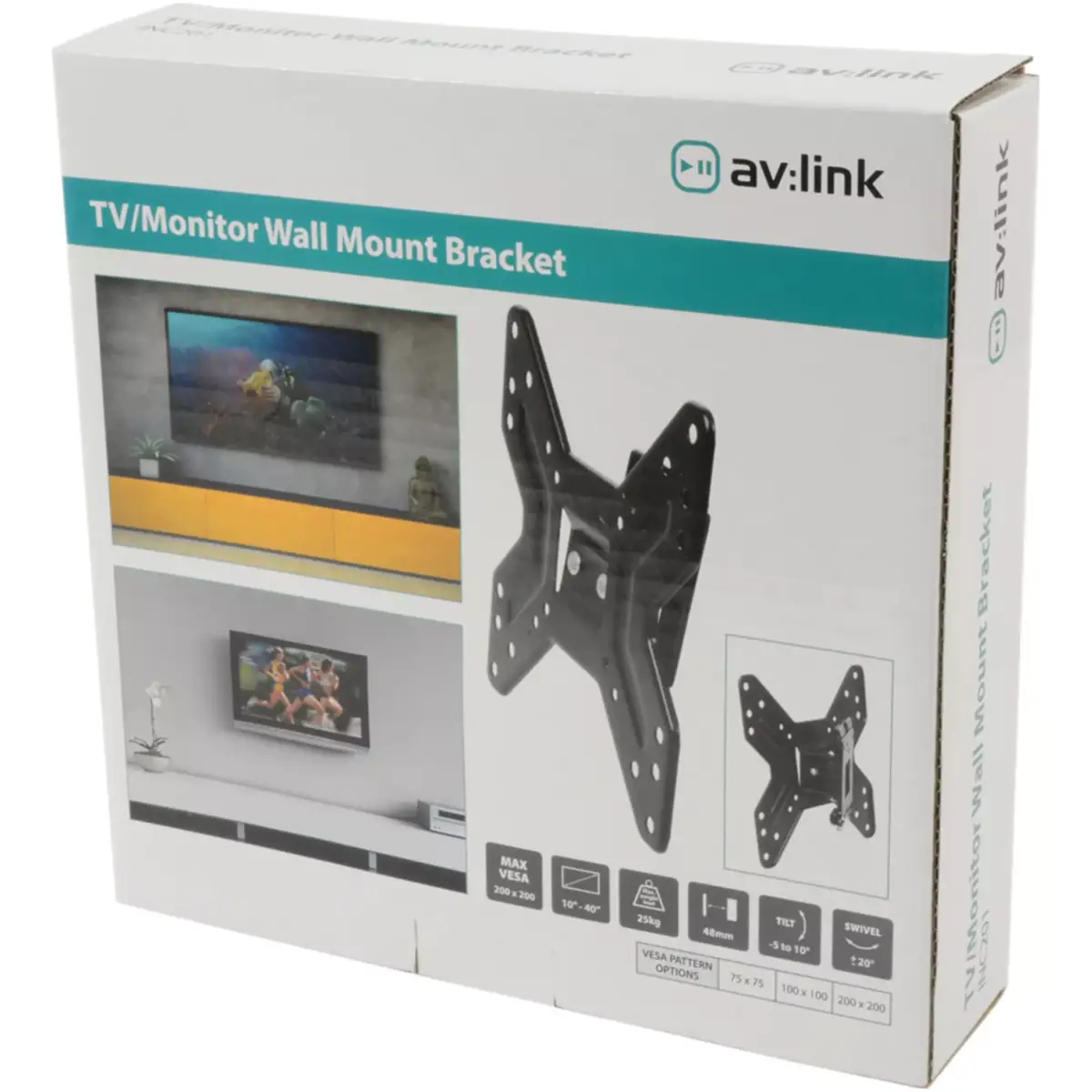 Avlink INC201 Tv Wall Bracket Cantilever 10INCH - 42INCH - Image 6