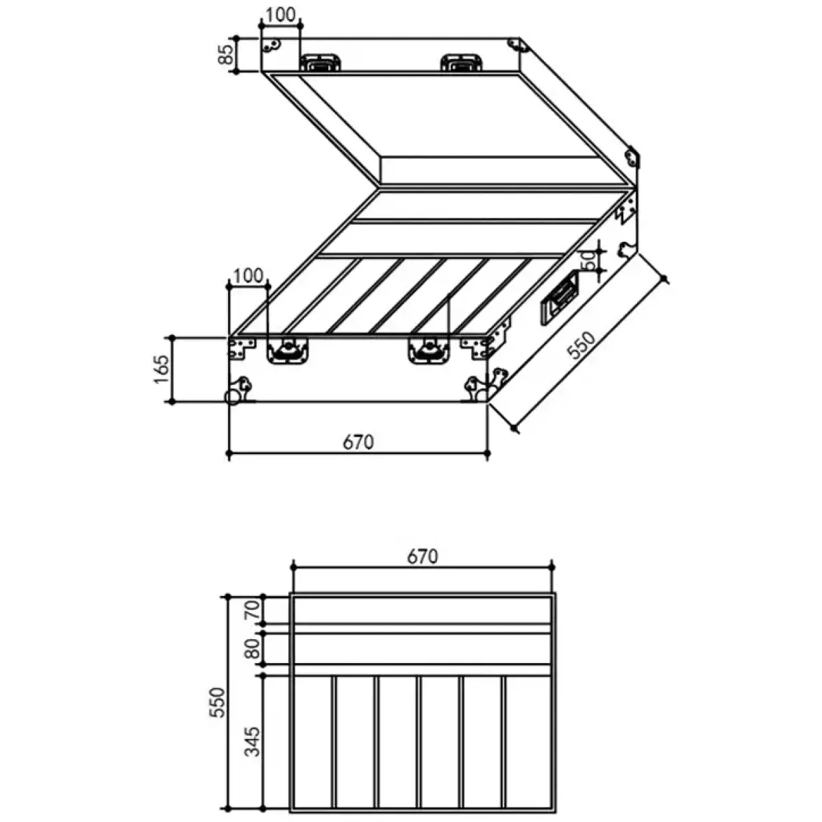 Beamz - FCC12 - Flightcase For 6 X BBP612 - Image 11