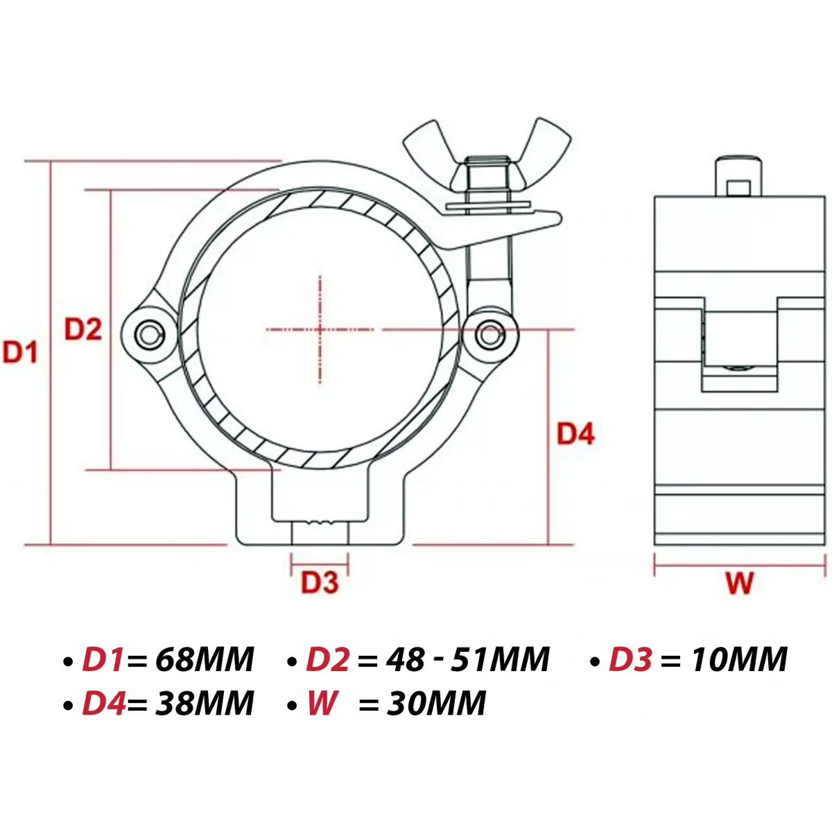 Beamz - BC50 - 100 - Half Coupler - Image 4