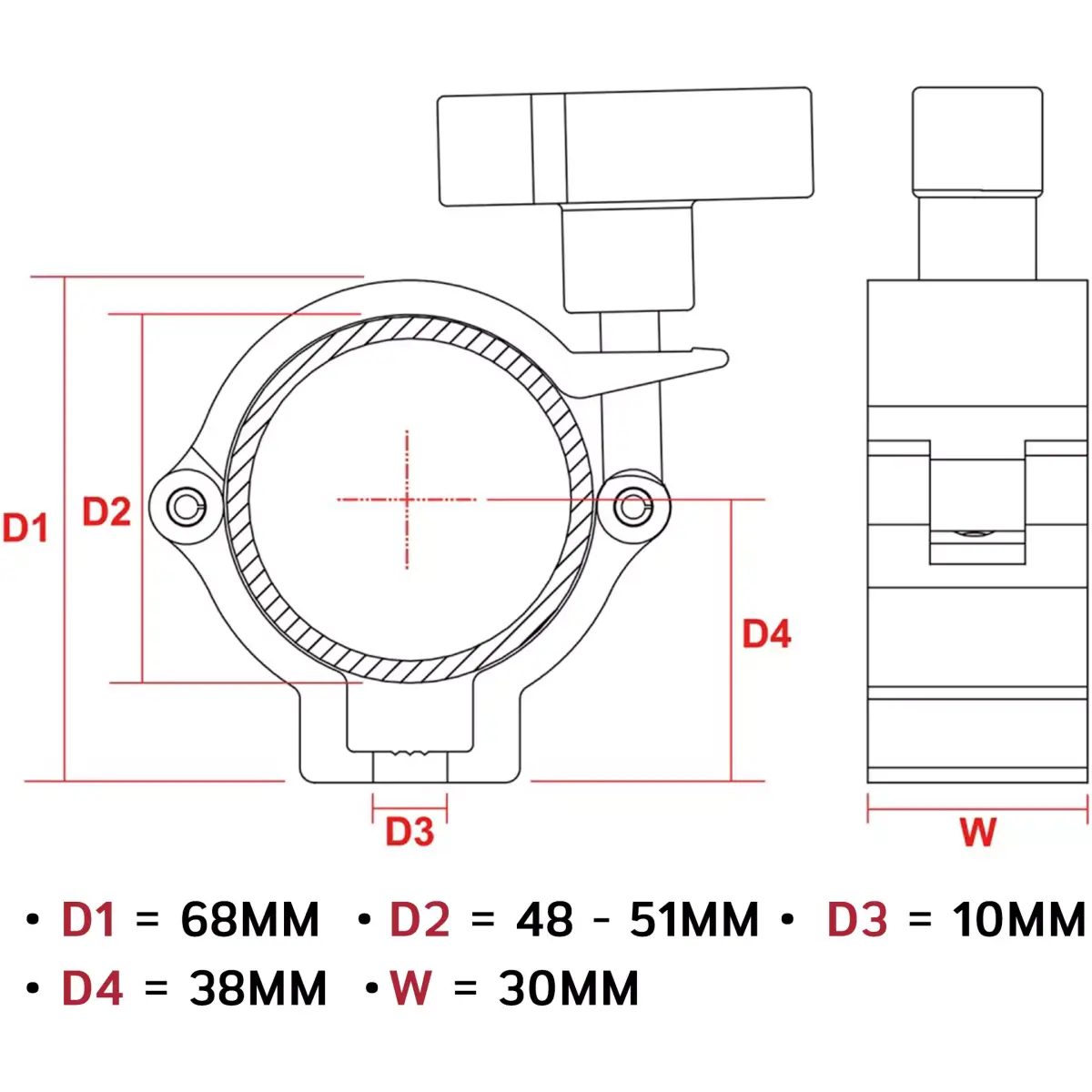 Beamz - BC50 - 100N - Half Coupler - Image 4