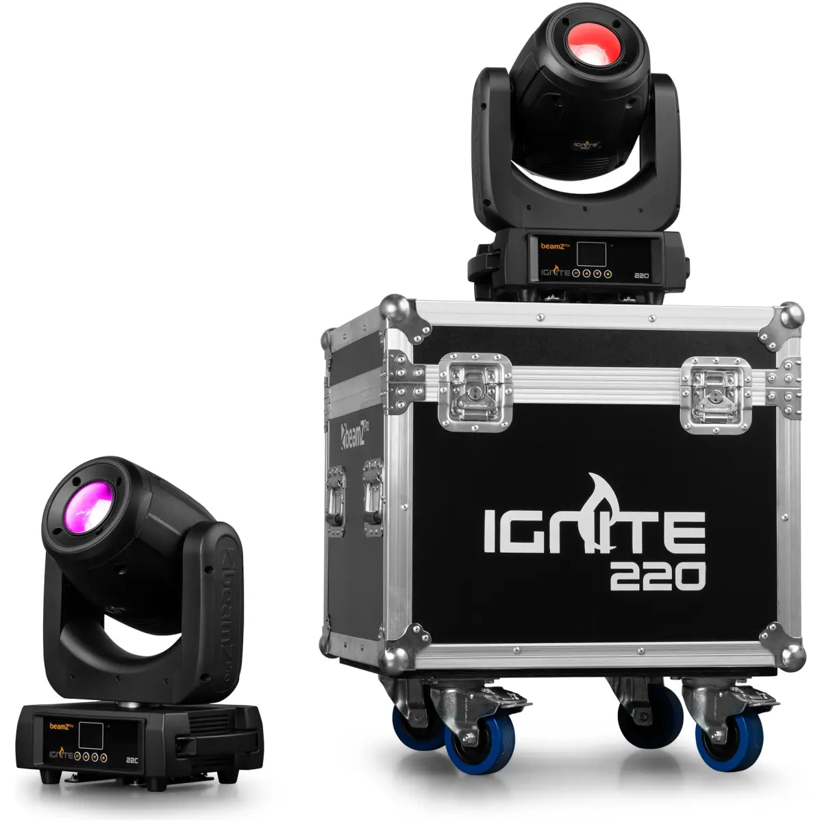 Beamzpro IGNITE220 Led Moving Head Spot 1X 220W [2 In A Flightcase] - Image 2