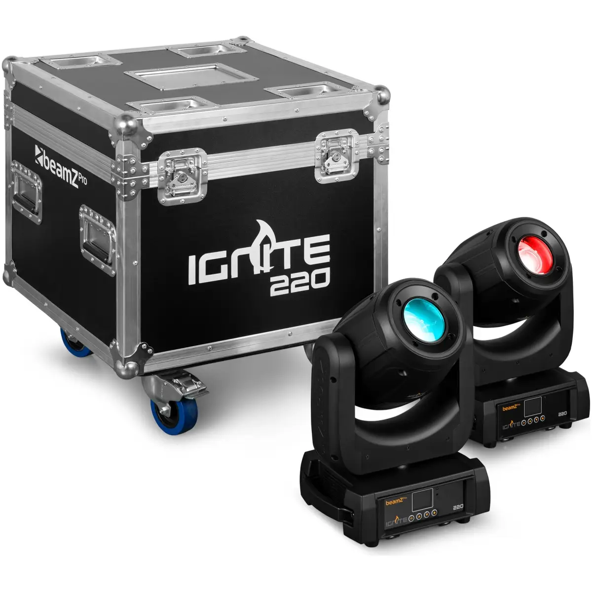 Beamzpro IGNITE220 Led Moving Head Spot 1X 220W [2 In A Flightcase] - Image 3