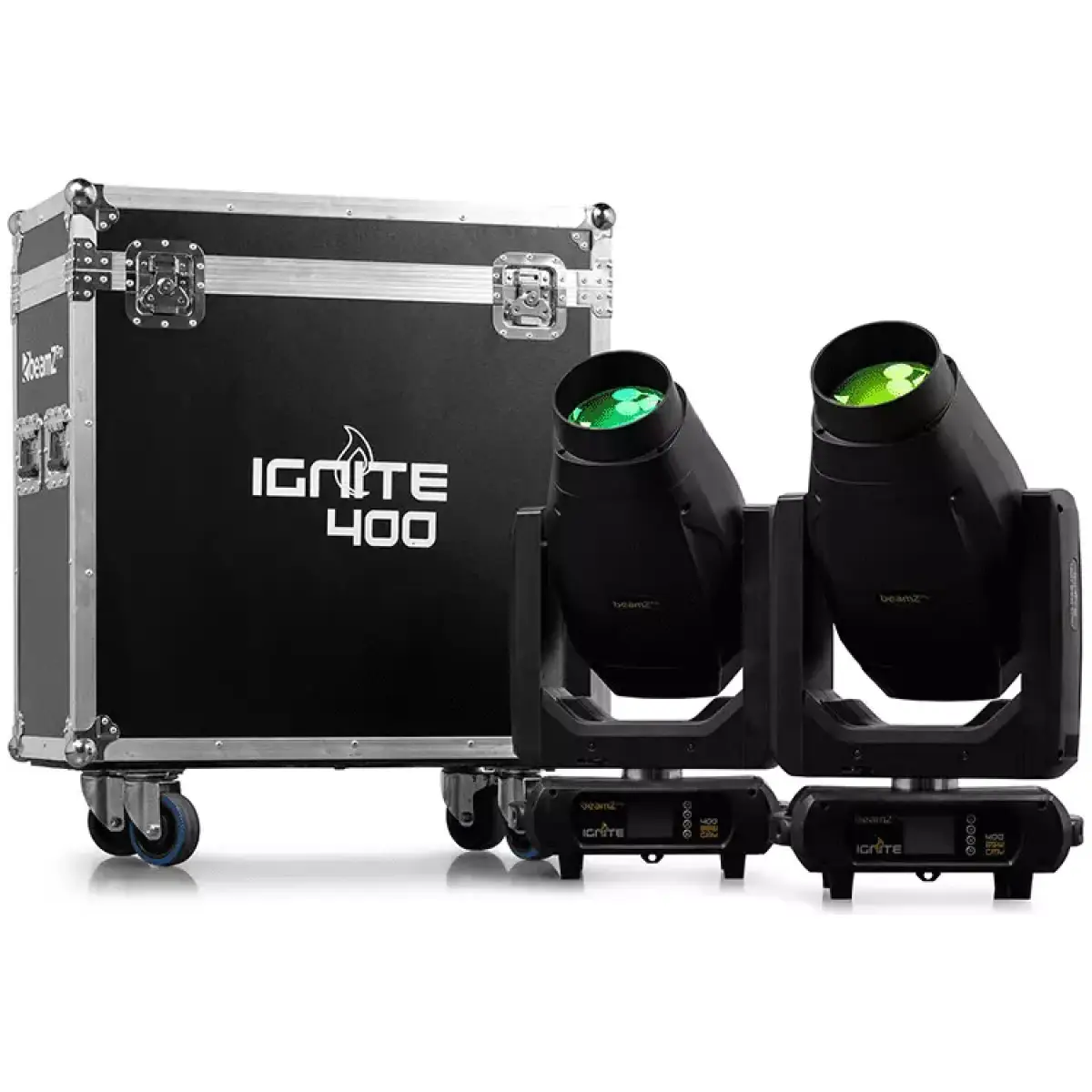 Beamzpro IGNITE400 Led Moving Head Beam - Spot - Wash 1X 400W [2 In A Flightcase] - Image 2