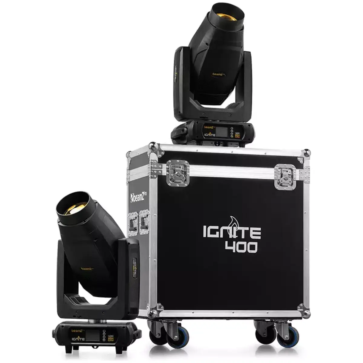 Beamzpro IGNITE400 Led Moving Head Beam - Spot - Wash 1X 400W [2 In A Flightcase] - Image 3