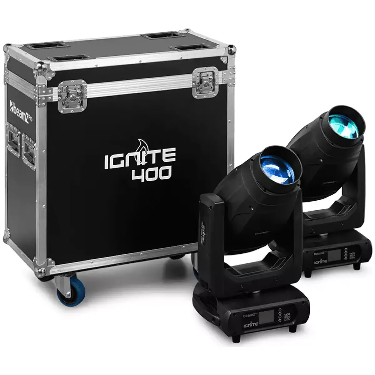 Beamzpro IGNITE400 Led Moving Head Beam - Spot - Wash 1X 400W [2 In A Flightcase] - Image 4