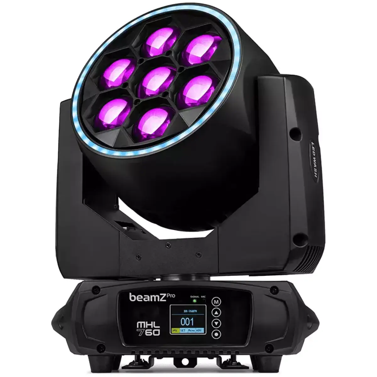 Beamzpro MHL760 Led Moving Head Bee Eye Zoom 7X 60W Rgbw [2 In A Flightcase] - Image 2
