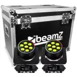Beamzpro MHL760 Led Moving Head Bee Eye Zoom 7X 60W Rgbw [2 In A Flightcase]