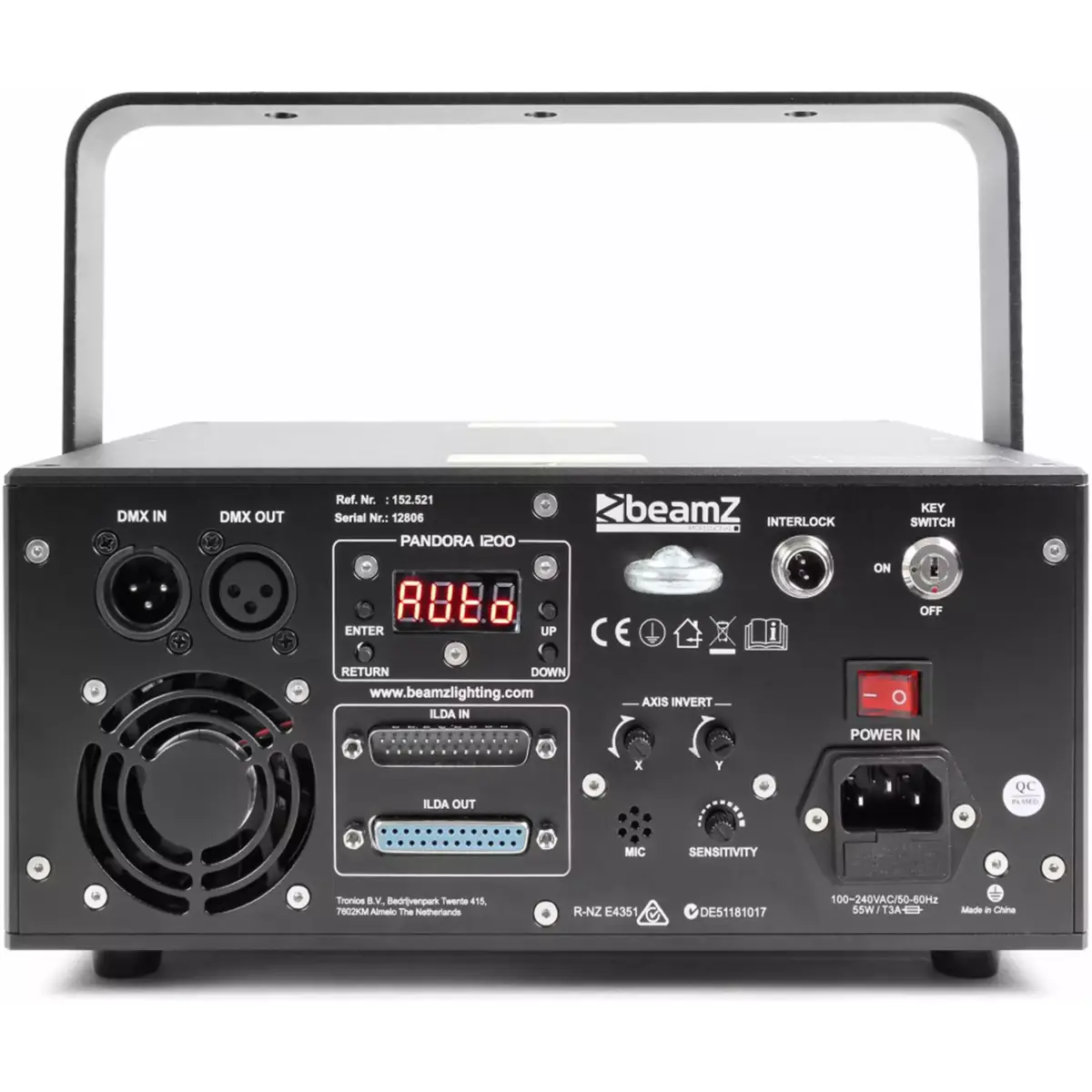 Beamzpro PANDORA1200 Laser Tll Rgb 1W Animation - Image 2