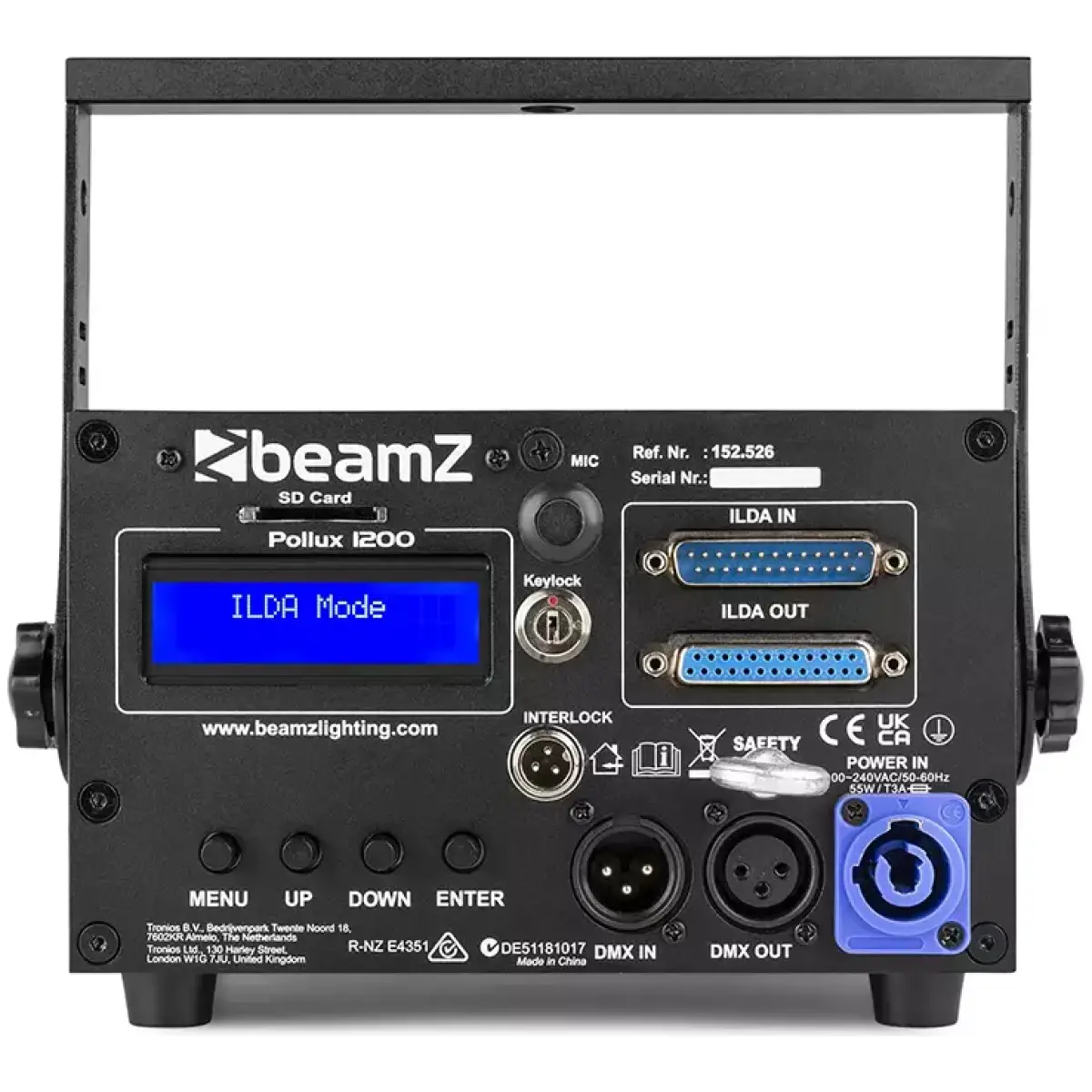 Beamz POLLUX1200 Laser Ttl Rgb 1.2W Animation - Image 7