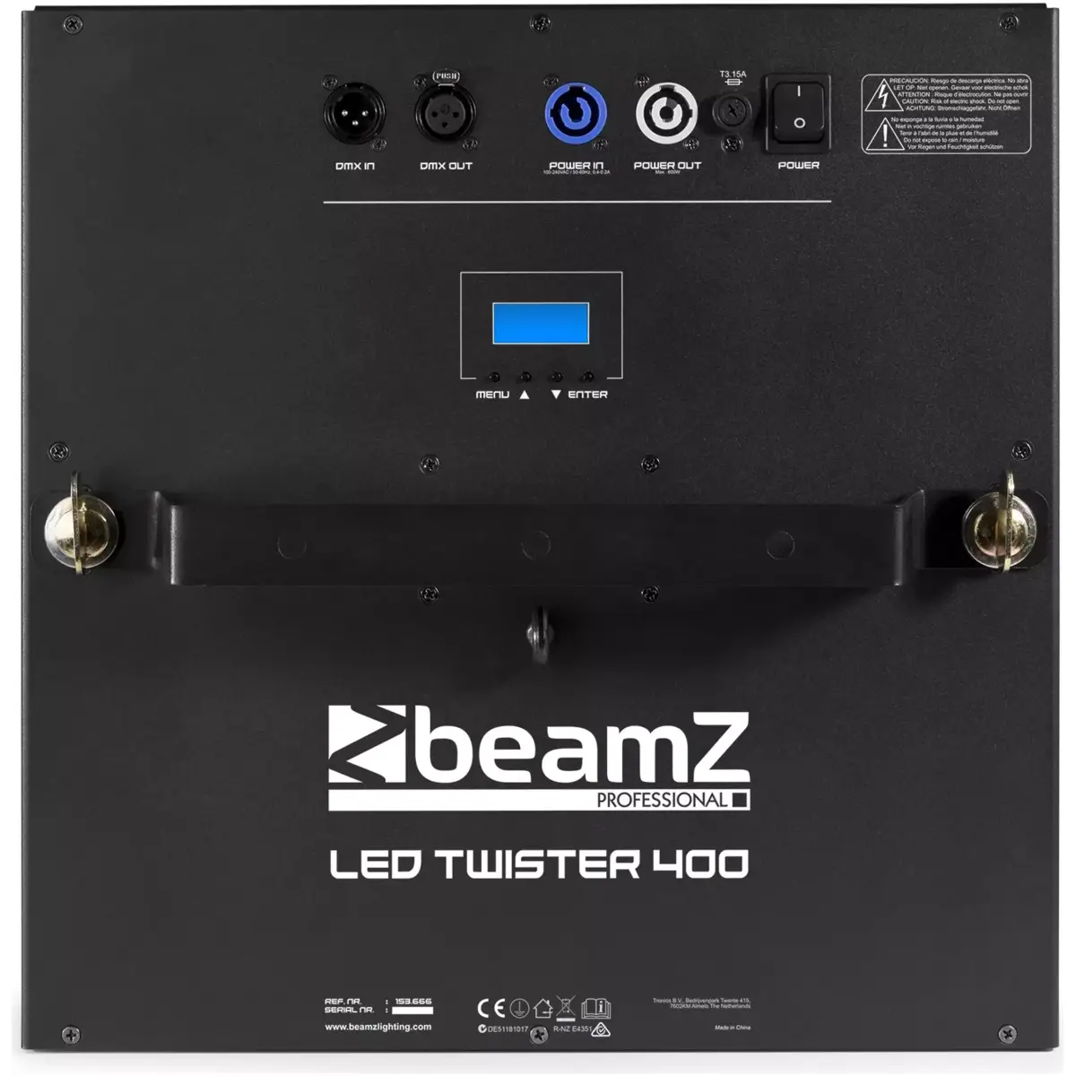 Beamz Ledtwist Led Twister 400 Fan Rgb Dmx - Image 3