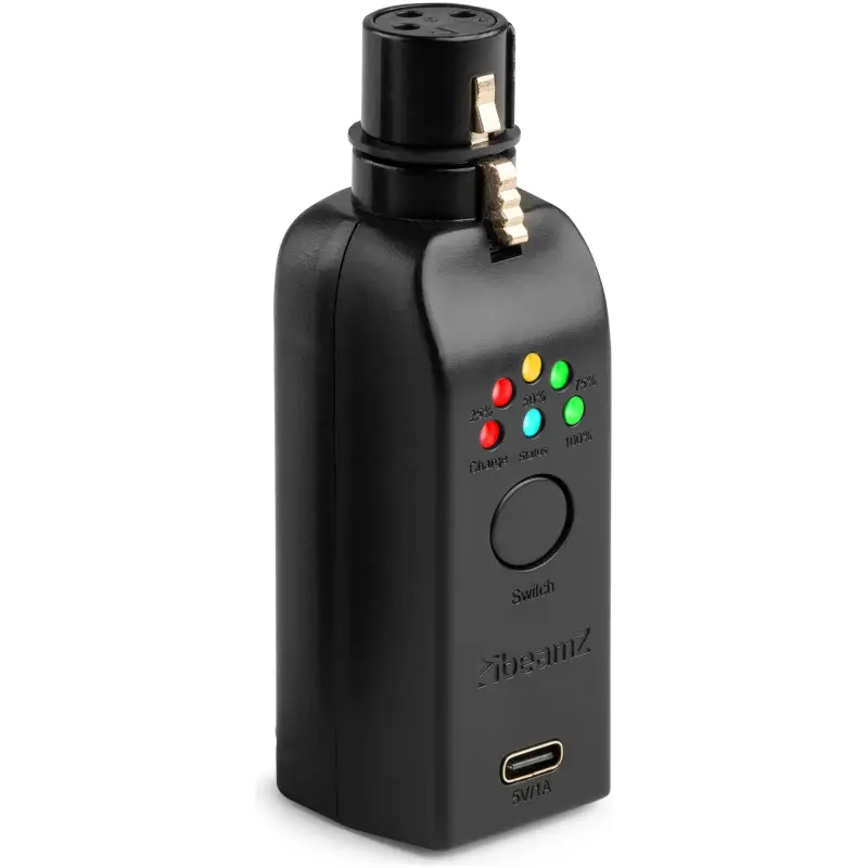 BEAMZ WD1MF EAZYLINK WIRELESS DMX DONGLE RECEIVER