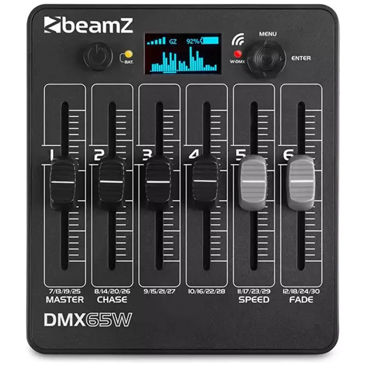 Beamz DMX65W Dmx Controller 30 Channel Wireless Battery - Image 3