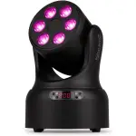 BEAMZ NOVA68-BK LED MOVING HEAD WASH 6x 8W RGBW BLACK - Image 3
