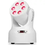 BEAMZ NOVA68-WH LED MOVING HEAD WASH 6x 8W RGBW WHITE - Image 3