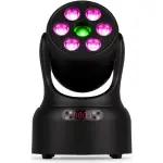BEAMZ NOVA68G-BK LED MOVING HEAD WASH 6x 8W RGBW GOBO BLACK - Image 2