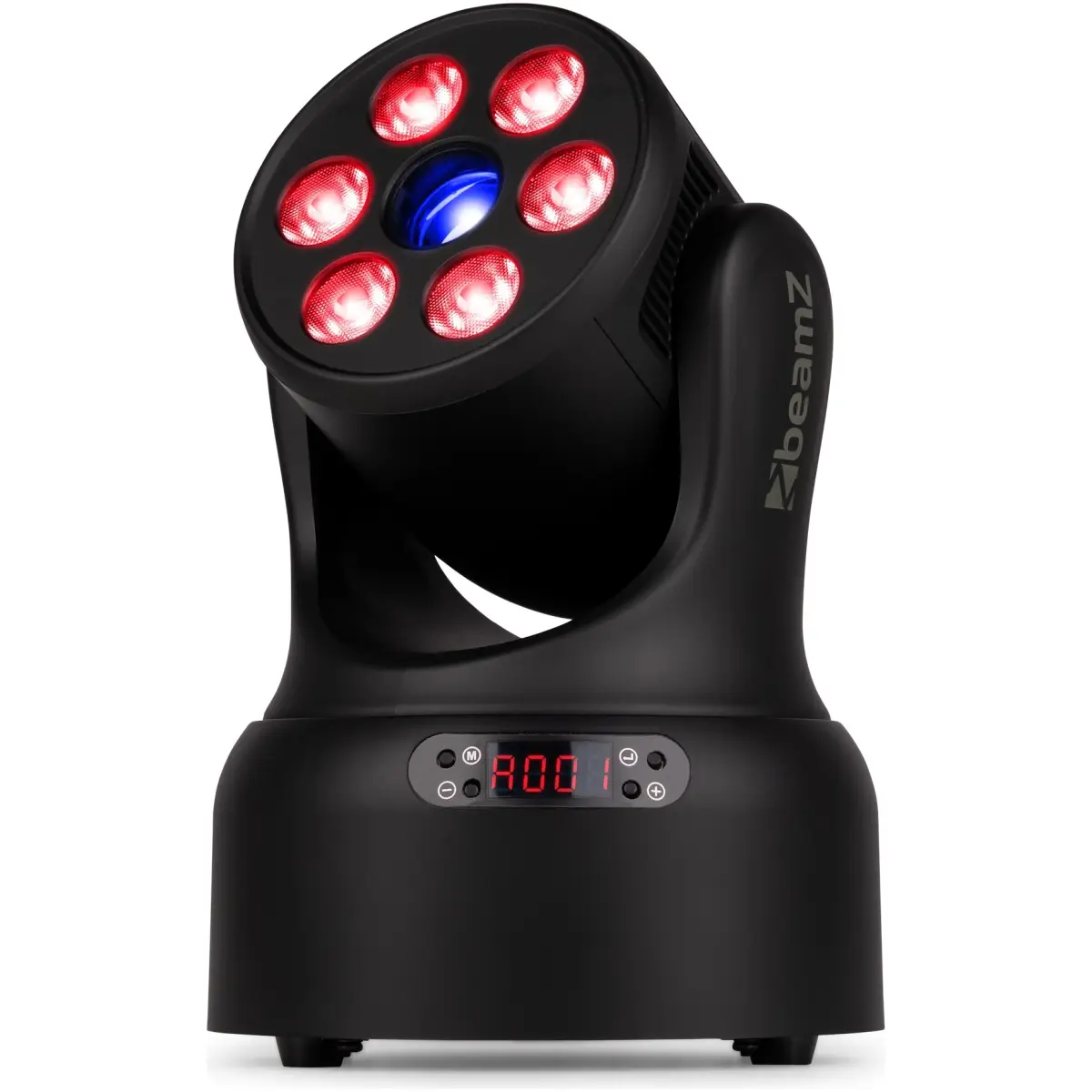 BEAMZ NOVA68G-BK LED MOVING HEAD WASH 6x 8W RGBW GOBO BLACK - Image 3