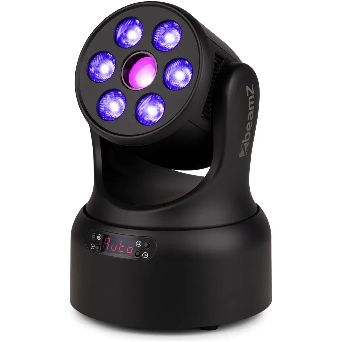 BEAMZ NOVA68G-BK LED MOVING HEAD WASH 6x 8W RGBW GOBO BLACK - Image 5