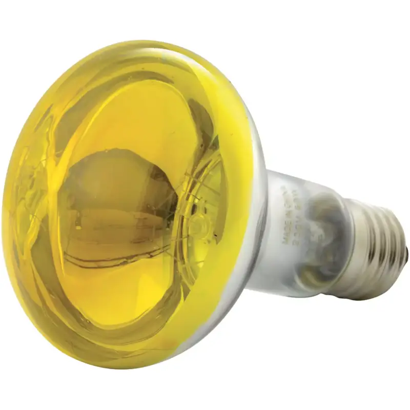 Qtx R80 - Y Coloured Reflector Lamp Yellow E27