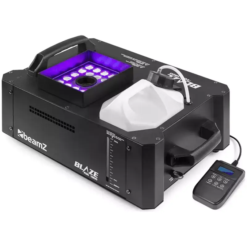 Beamz BLAZE1800 Vertical Fog Machine 1800W Rgba 24X 4W