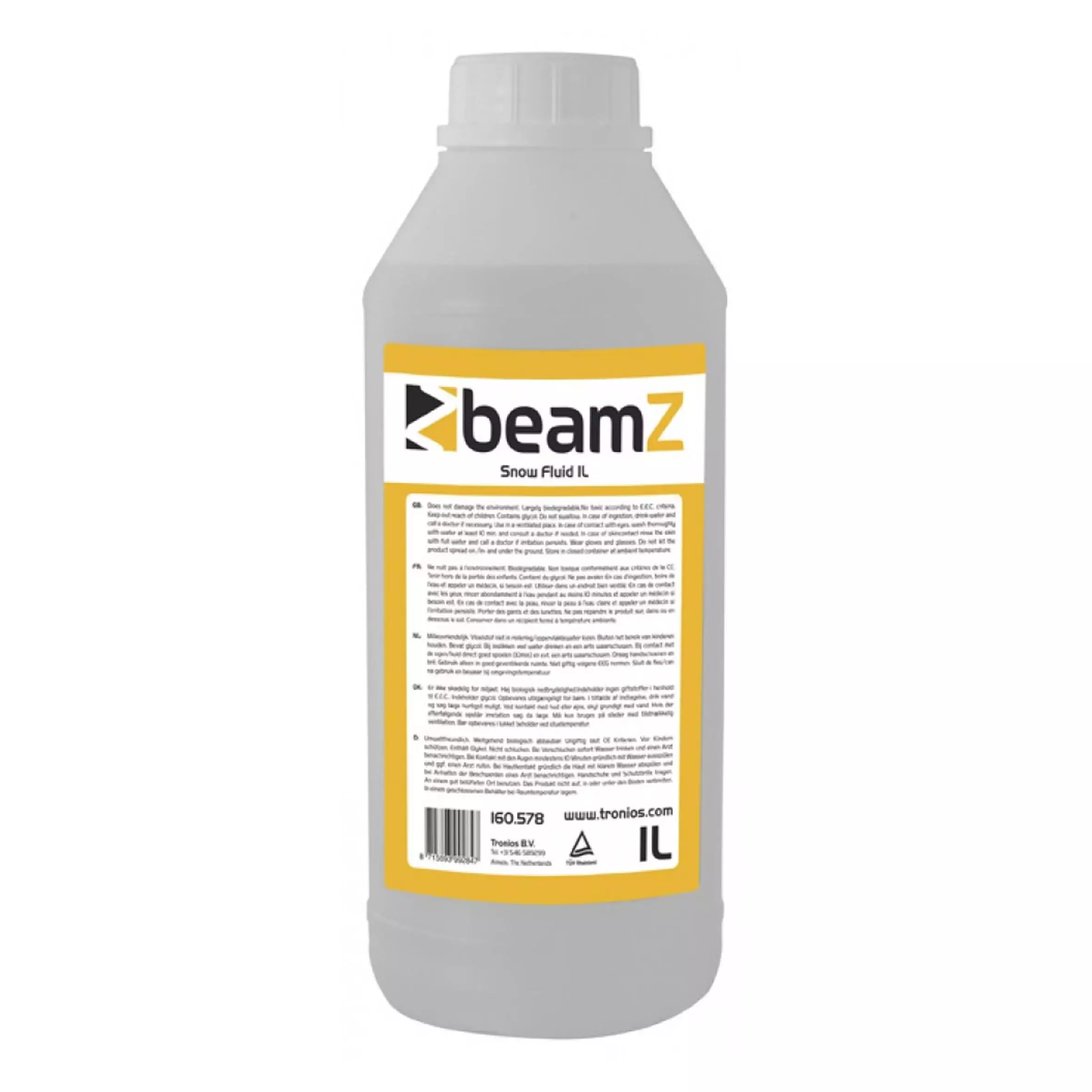 160578B Beamz FSNF1 Snow Fluid 1L - Image 1