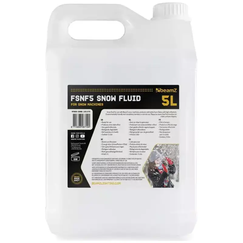 Beamz FSNF5 Snow Fluid 5L