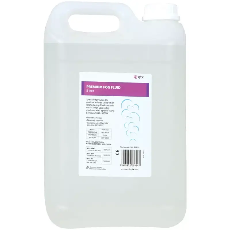 Qtx Hq Fog Fluid 5L