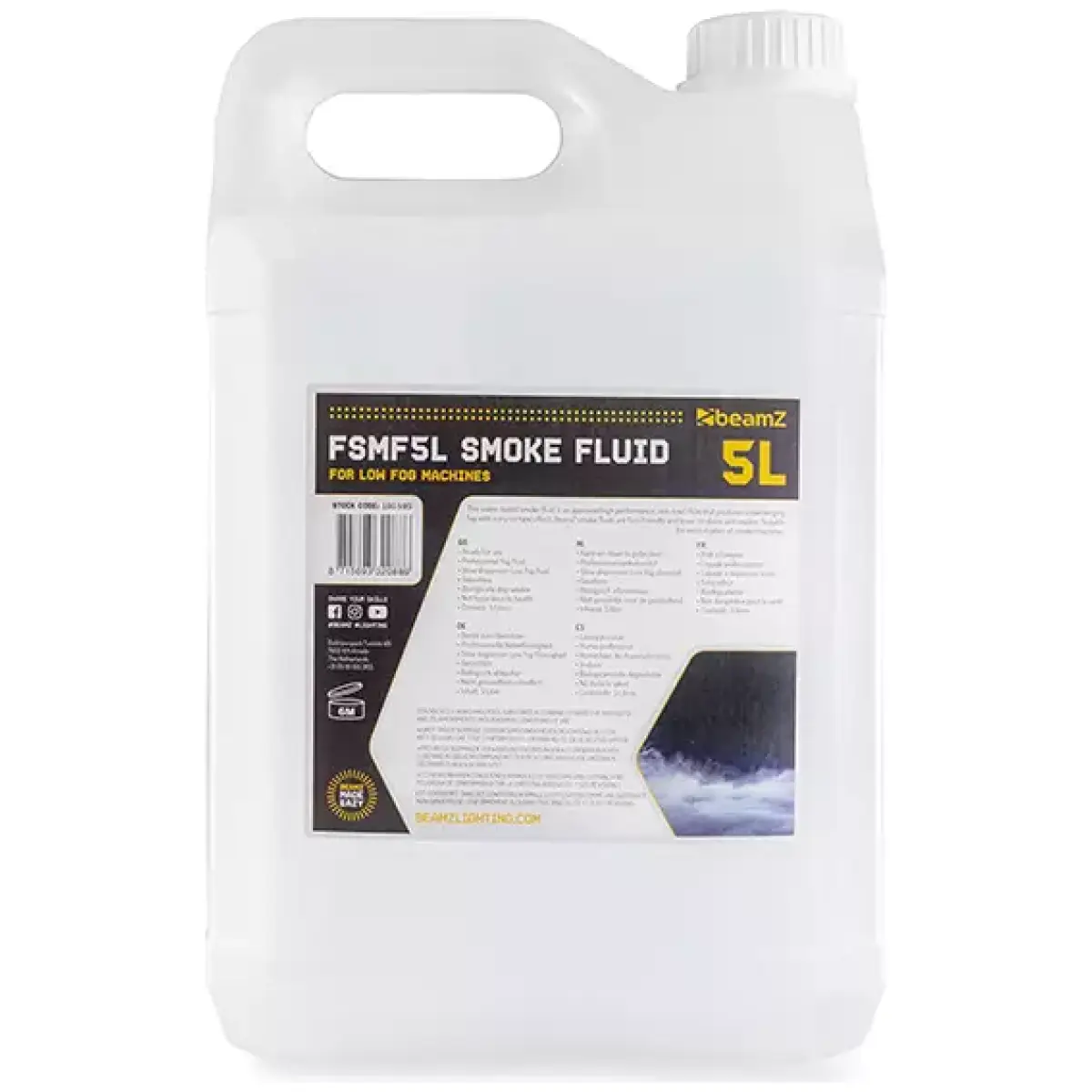 Beamz FSMF5L Low Level Fog Fluid 5L - Image 3