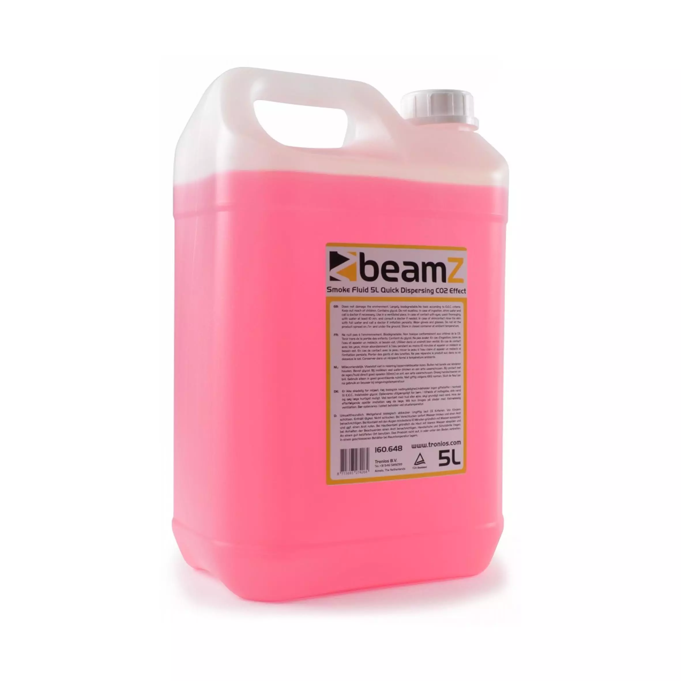160648B_1 Beamz FSMF5Q Quick Dispersal Smoke Fluid 5L - Image 1