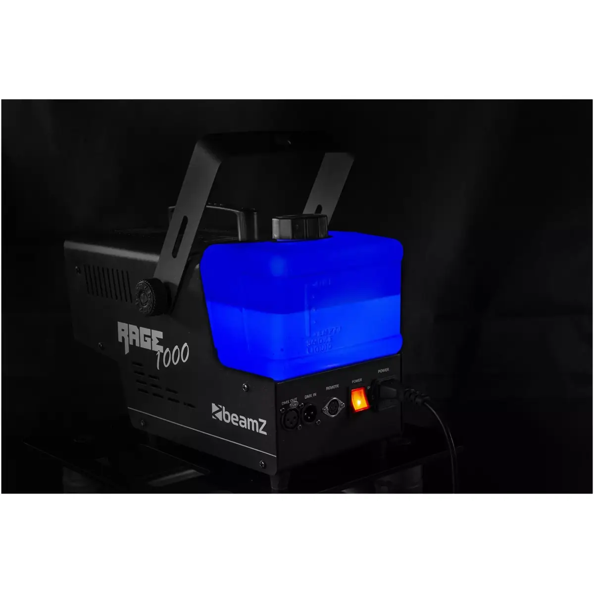 Beamz RAGE1000LED Smoke Machine 1000W Rgb 6X 9W Wireless Remote - Image 11