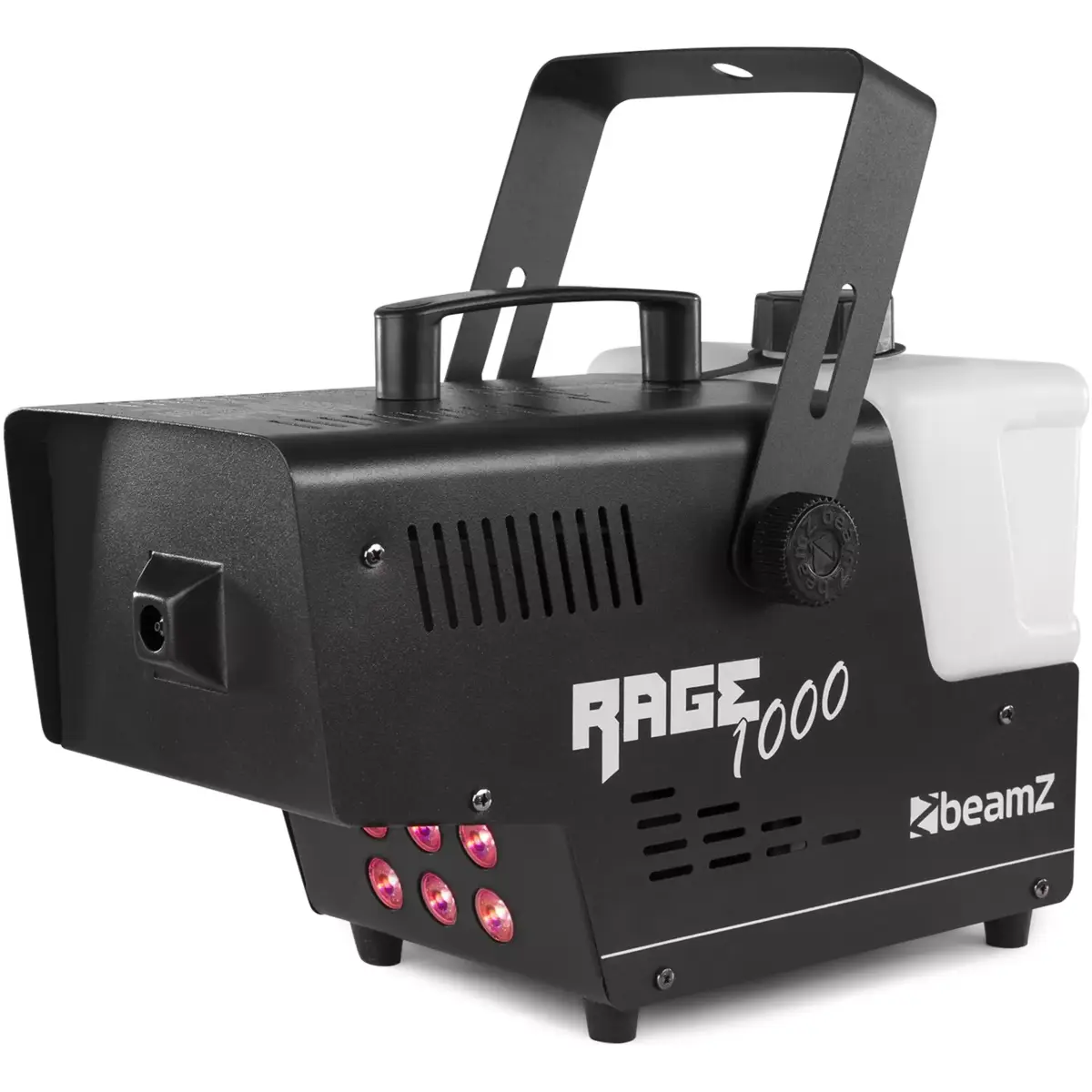 Beamz RAGE1000LED Smoke Machine 1000W Rgb 6X 9W Wireless Remote - Image 2