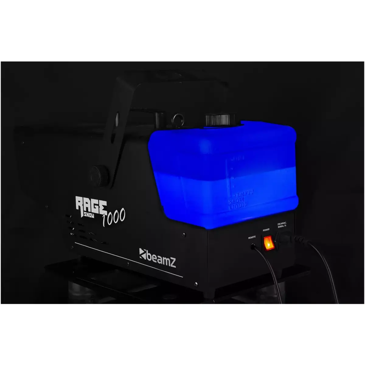Beamz RAGE1000 Snow Machine 1000W Wireless Remote - Image 10