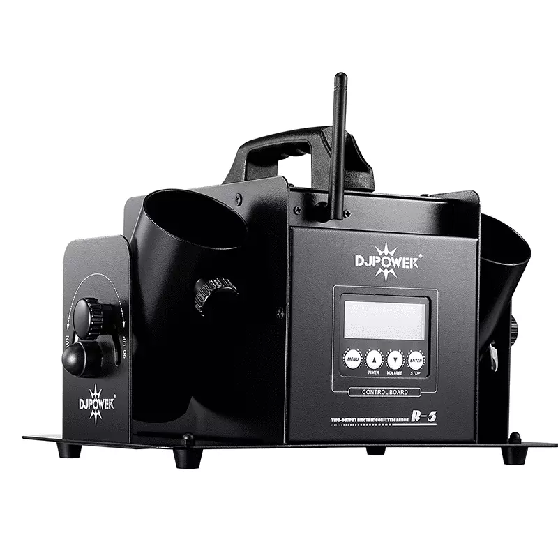 161475DJP_1 Djpower R - 5 DUAL - Output Electric Confetti Launcher - Image 1