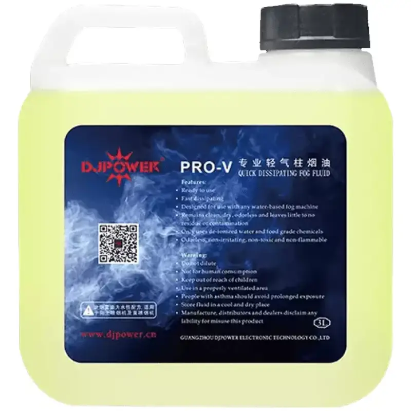 Djpower Pro - V QUICK DISSIPATING FOG FLUID 3L