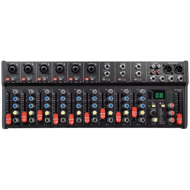 Citronic Csr - 63 19IN MUSIC MIXER 9 - Ch Dsp/bt
