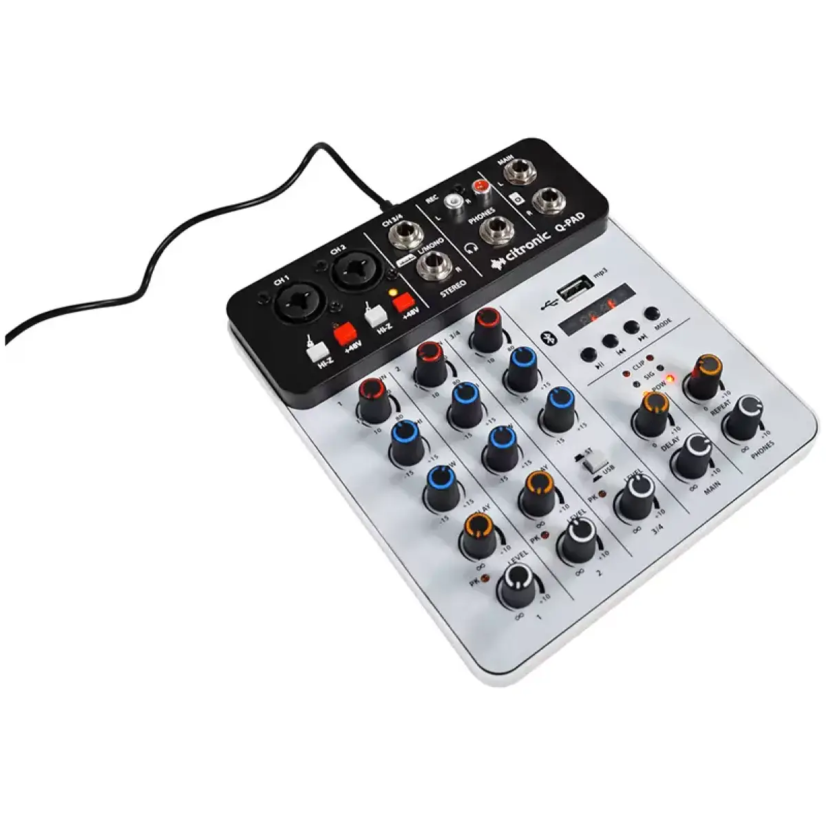 Citronic - Q - Pad Compact Music Mixer 4 - Ch BT/USB/MP3 - Image 3