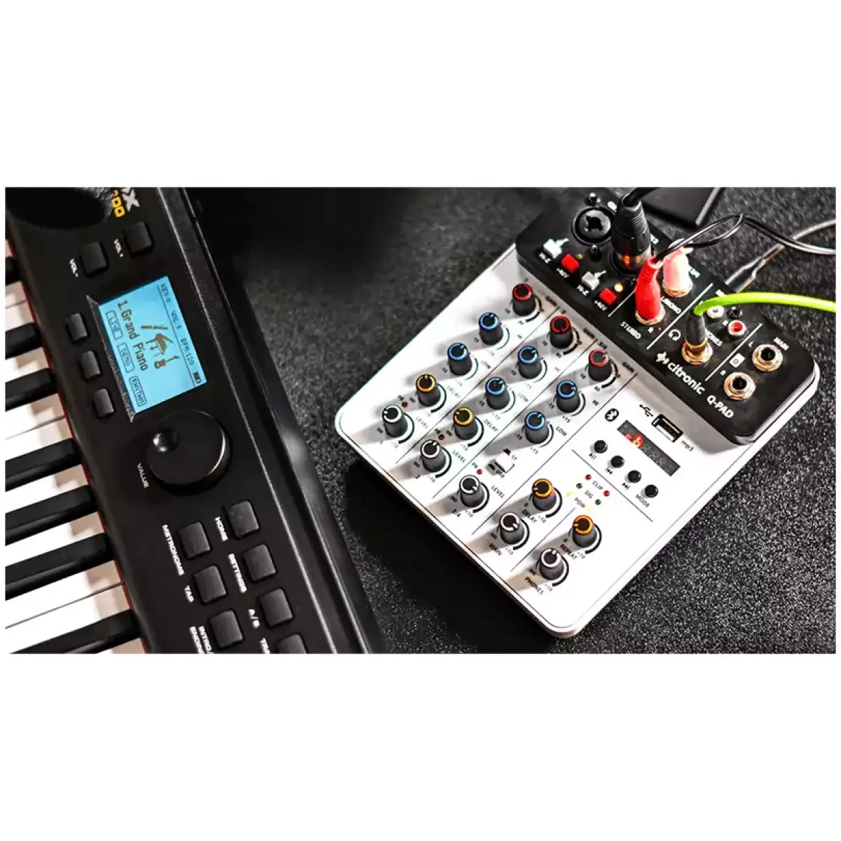 Citronic - Q - Pad Compact Music Mixer 4 - Ch BT/USB/MP3 - Image 4