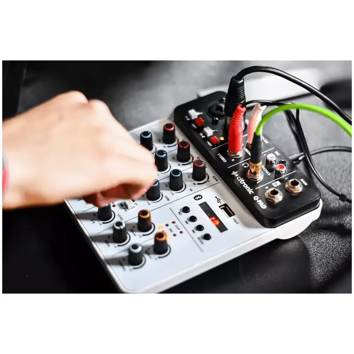 Citronic - Q - Pad Compact Music Mixer 4 - Ch BT/USB/MP3 - Image 6