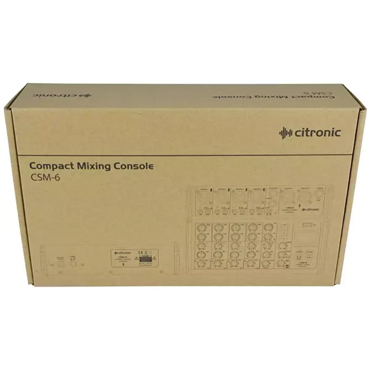 Citronic - Csm - 6 Music Mixer With BT/USB/MP3 - Image 5