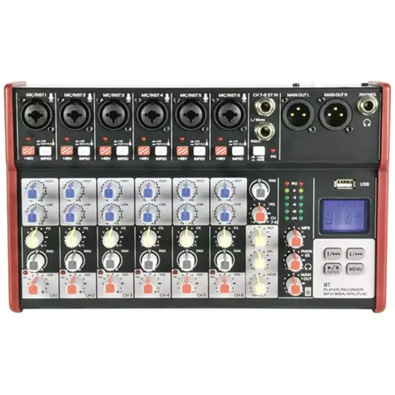 Citronic - Csm - 8 Music Mixer With BT/USB/MP3