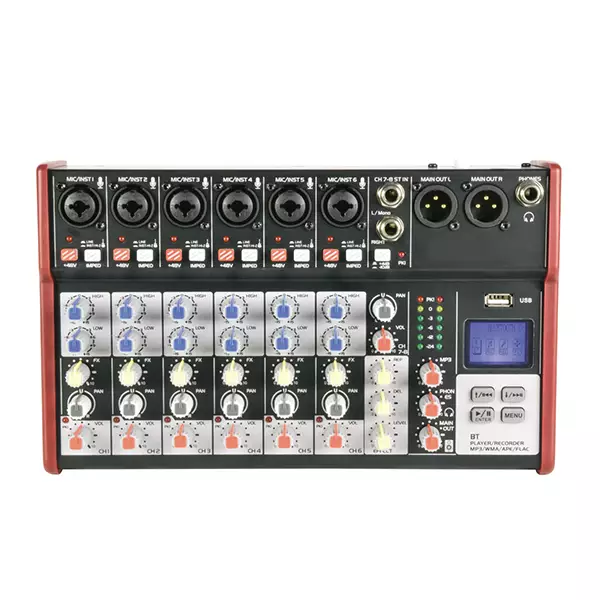 170873CT_1 Citronic - Csm - 8 Music Mixer With BT/USB/MP3 - Image 1
