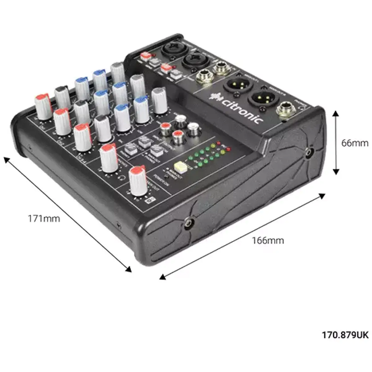Citronic - Qtx - U - Pad Compact Music Mixer Usb Interface - Image 3