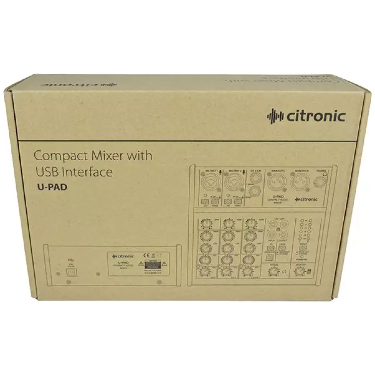 Citronic - Qtx - U - Pad Compact Music Mixer Usb Interface - Image 6